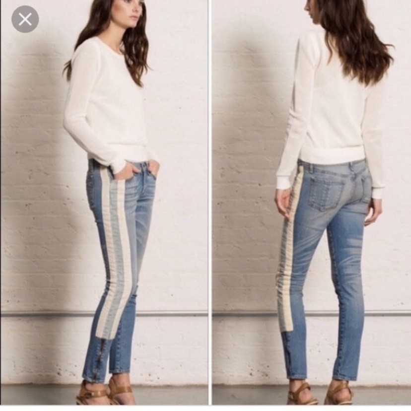 Rag & Bone Skinny Racer Jeans. Size 28